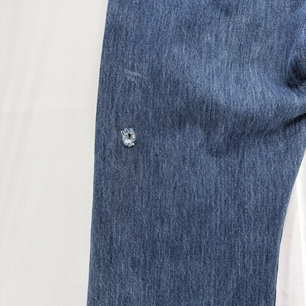 VTG Levi's 501 Button Fly Straight Men's Jeans 40x30 (Fits 38x29) Distressed YKK